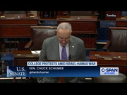 U.S. Senate Minority Leader McConnell Remarks on Campus Protests & Antisemitism : CSPAN : May 1, 2024 3:23am-3:37am EDT